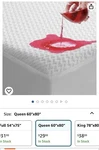 Tastelife Queen Mattress Protector Waterproof Breathable Noiseless Brand New. Fixed Price $14.00.