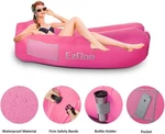 Inflatable Lounger Waterproof Nylon Air Sofa For Pool, Beach Traveling, Camping. Fixed Price $24.99.