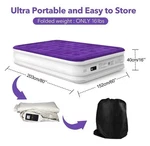 Chillsun Mattress Queen Size Inflatable Airbed With Built-in Pump 80X 60X 16. Fixed Price $57.99.