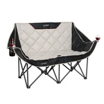 Aruru Double Camping Chair, Padded Oversized Loveseat For Black. Fixed Price $117.99.