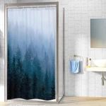 Small Stall Mens Shower Curtain For Bathroom Decor 36WX72H Narrow Half Rv Nat.... Fixed Price $20.99.
