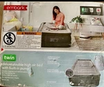 Embark Twin Double High Air Bed With Pump. Fixed Price $29.00.