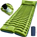 Fun Pac Camping Sleeping Pad, Ultralight Mat With Single, Green. Fixed Price $43.26.