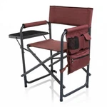 Picnic Time Sports Chair With Side Table And Armrest Caddy, Lightweight Aluminum. Fixed Price $129.00.