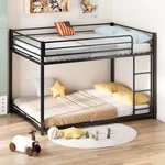 Modern Full-over-full Bunk Bed For Kids Teens Privacy & Fun In Shared Dorms. Fixed Price $144.99.