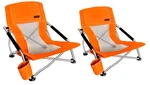Nice Beaches, Chairs For Adults Pack, Low 2, Carrot. Fixed Price $117.17.