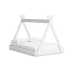 Signature Design By Ashley Hallityn Casual Youth/toddler Floor Full Tent Bed,.... Fixed Price $264.80.