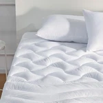 Sleep Queen Size Cooling Mattress Topper, Premium Zoned Pad... Fixed Price $55.99.