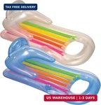 Intex King Kool Inflatable Lounge Blue & Pearlescent Silver Gift Set Bundle - 2. Fixed Price $49.78.