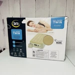 Serta 15" Raised Twin Inflatable Mattress With Internal Pump Storage Bag 74"X39". Fixed Price $35.00.