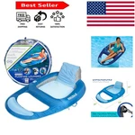 Swimways Floating Lounger Chair - Comfortable Mesh, Inflatable Backrest, 250 Lbs. Fixed Price $113.99.