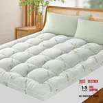 Bamboo Mattress Topper-size With Quilted Fabric Cover, Queen. Fixed Price $52.91.