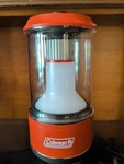 Coleman Red Led Camping Lantern Tested Working Emergency Cabin Rv Light. Fixed Price $21.59.