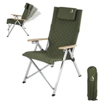 Aruru Aluminum Reclining Camping Heavy Duty Folding Lawn Chairs 4-STAGE. Fixed Price $127.98.