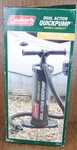 Coleman Double Capacity Duel Action Quick Pump - Complete With Original Box. Fixed Price $24.99.