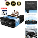 Queen Air Mattress With Built-in Pump, 800 Lbs Heavy-duty Support, 48-HOUR Le.... Fixed Price $197.99.