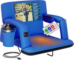 Alpcour Heated Reclining Stadium Seat For Bleachers Padded Chair W/ Armrest-ob. Fixed Price $42.50.