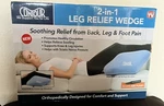 Contour 2-IN-1 Leg Relief Wedge As Seen Tv Includes Air Pump Brand New. Fixed Price $24.99.
