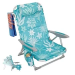Folding Beach Chair For Adults, 4 #c 1 Pack Cyan White Classic Position. Fixed Price $117.93.