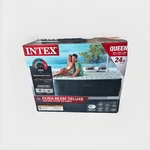 Intex 64753WD Dura-beam Deluxe 24" Pillowtop Air Mattress W/ Pump Queen Open Box. Fixed Price $89.00.