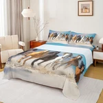 Sheet Set Six Running Wild Bed For Teens Adult, Farm Anima.... Fixed Price $42.80.