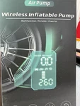 Electric Air Pump Portable Wireless Tire Inflatable For Car Bicycle Balls. Fixed Price $40.00.