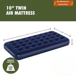Twin Air 10 Inch Bed, Inflatable Mattress,blow Up New. Fixed Price $17.86.