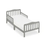 Dream Me Classic Toddler Bed With Safety Rails Grey Wooden Transition. Fixed Price $116.90.