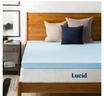 Lucid LU30QQ30GT Inch Gel Memory Foam Mattress Topper, Queen - Blue. Lb. Fixed Price $60.00.