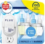 Plug Air Fresheners, Linen & Sky Scent, Eliminator For Strong Odors, 1 W. Fixed Price $17.80.