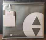 Sleep Number Essential Rutched Duvet Queen Set White. Fixed Price $80.00.