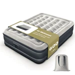 Idoo Full Size Air Mattress 18" Elevated Built-in Pump 600LB Capacity Bed Gray. Fixed Price $74.99.