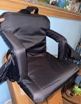 Sportneer Stadium Seats For Bleachers, Chairs With Back And Cushion .... Fixed Price $99.99.