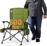 Timber Ridge Oversized Folding Camping Chair High Back Heavy Large, Green. Fixed Price $134.76.