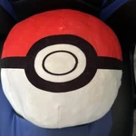 Pokemon Ball Pillow. Fixed Price $15.00.