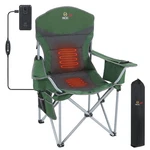 Nice Heated Camping Chair With 1-PACK Green&grey,. Fixed Price $117.99.