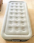 Ez Inflate Twin Double High Luxury Air Mattress With Built Pump 83381. Fixed Price $31.50.
