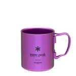 Snow Peak Titanium Double Wall Cup 450 Purple. Fixed Price $69.57.
