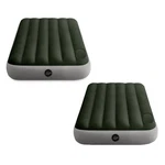 Intex Dura-beam Standard Downy Air Mattress W/built-in Foot Pump, Twin, 2 Pack. Fixed Price $39.99.