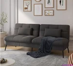 Cloud Comfort Convertible Futon Sleeper Sofa Bed Lounger With 2 Lumbar Pillows. Fixed Price $230.98.