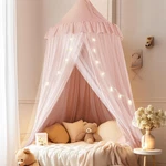 Canopy With Star Lights, Double Layer For Bed, Princess Play Tent. Fixed Price $57.99.